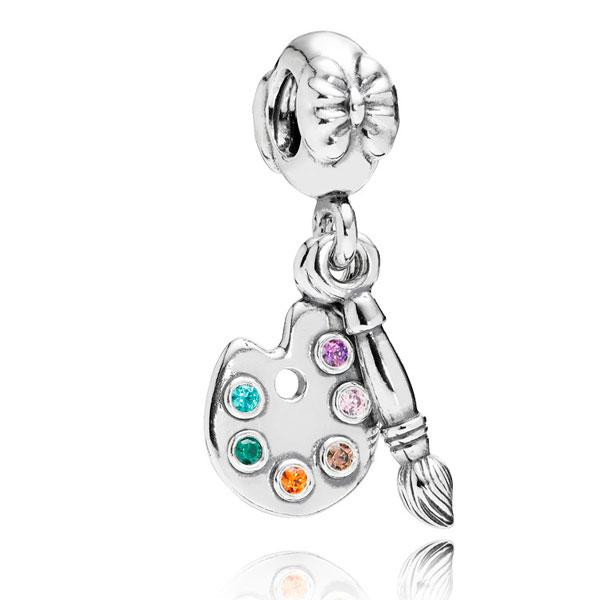 Срібна намистина Пандора  «Палітра» 791268CZMX MasterSem Київ - фото 2