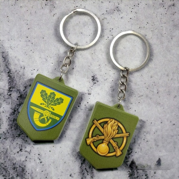 Брелок гумовий 61 окрема механізована Степова бригада Запоріжжя - фото 2