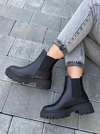 Без бренда Черевики жіночі GREMMY 604/1 чорні (зима, шкіра натуральна) (4858) 41 Коломия
