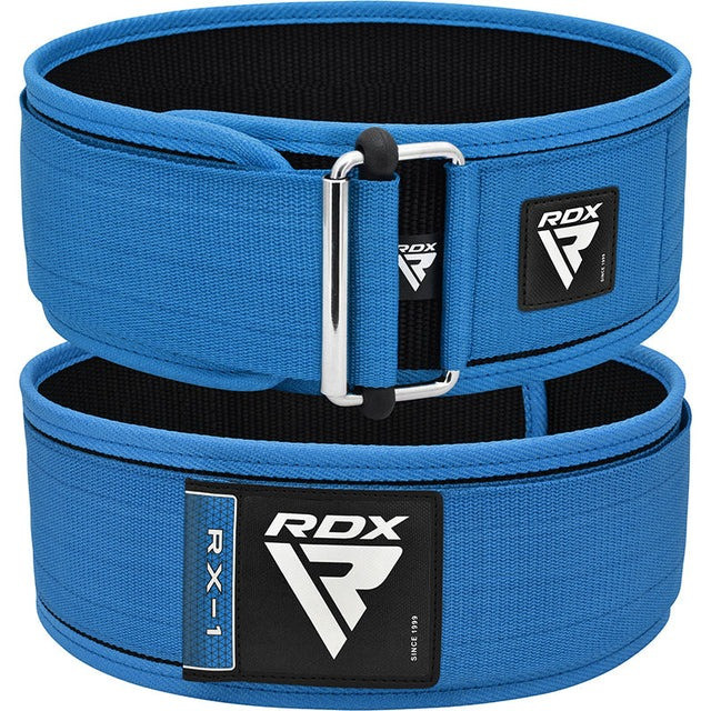 Пояс для важкої атлетики RDX RX1 Weight Lifting Belt BLUE-XL Каменское - изображение 2