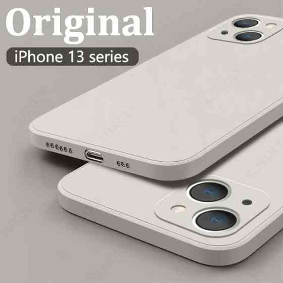 Чохол для iphone 13 Silicone Liquid Case Begie White Київ