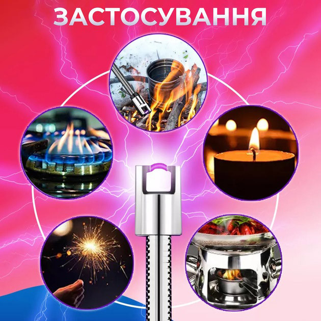 Подарок любимому зажигалка, Зажигалка электроимпульсная сенсорная с индикатором заряда YI-79 Львов - изображение 14