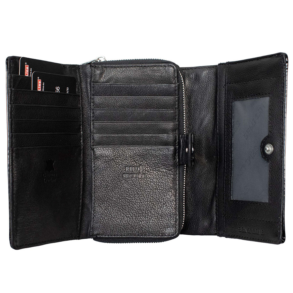 Кошелек женский кожаный Semi Line RFID Black (P8229-0) Вінниця - фото 3