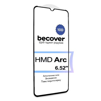 Скло захисне BeCover HMD Arc 10D Black (713572) Вінниця - фото 3