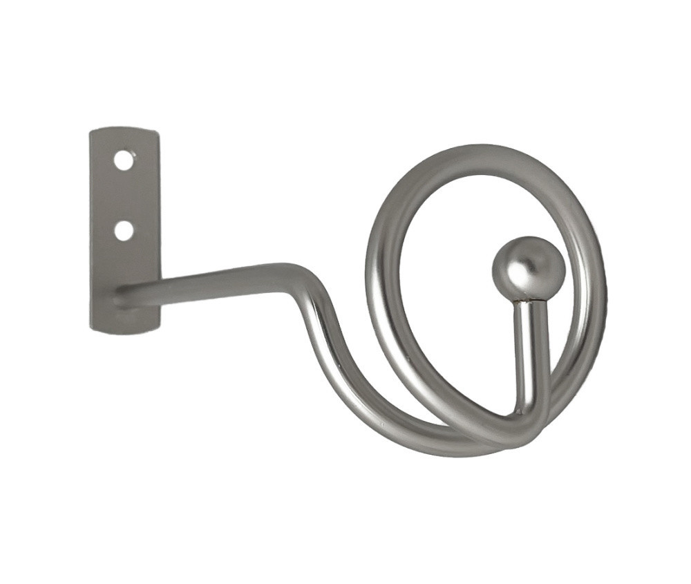 Комплект підхватів для штор Orvit Спіраль 140 Х 60 мм Сатин пара-2шт. (00-00020806) Львов - изображение 3