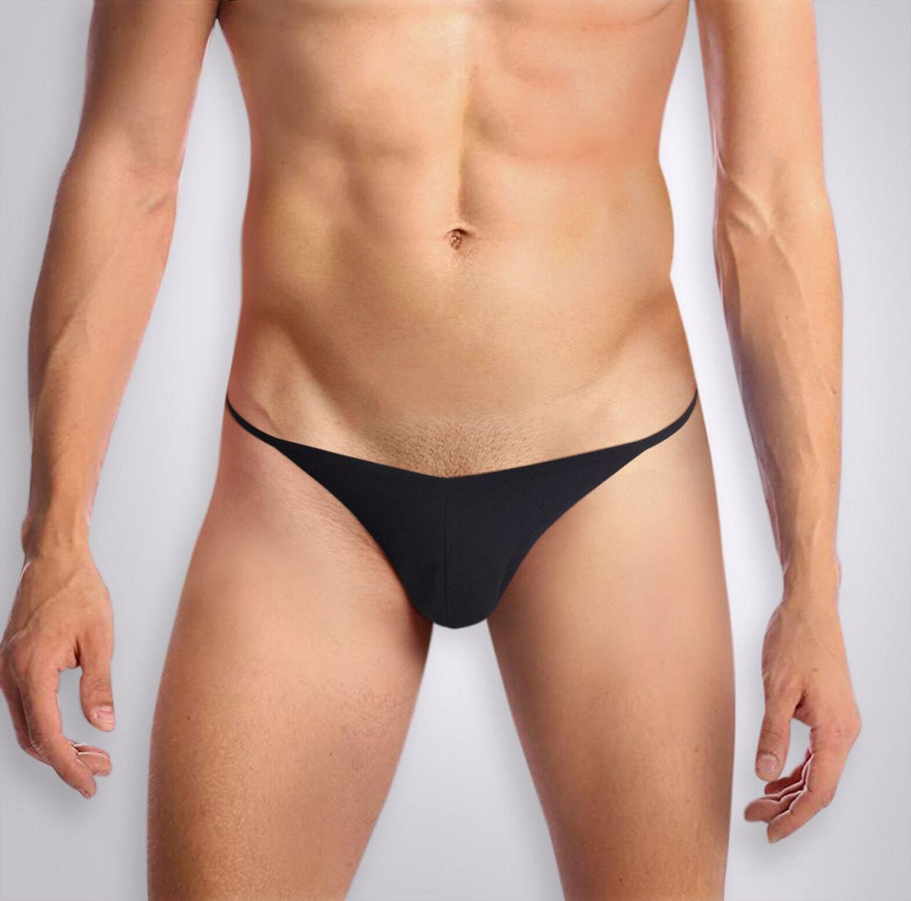 Чоловічі трусики XS-2XL з силіконовою анальною пробкою Art Sex - Sexy Panties plug size M Black Sex Aura Київ - фото 2