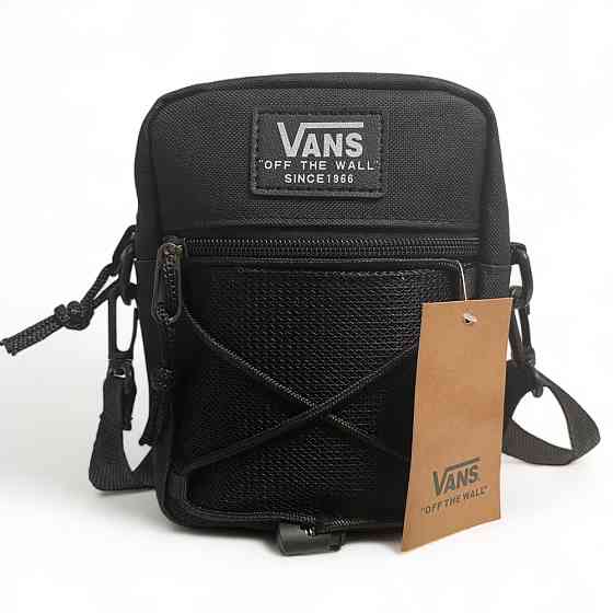 Сумка через плече Vans 17x14x6 чорний Запоріжжя