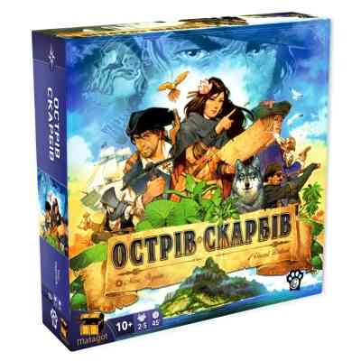 Настольная игра WoodCat Остров Сокровищ (Treasure Island) (укр.) (ВР_ОС) Винница