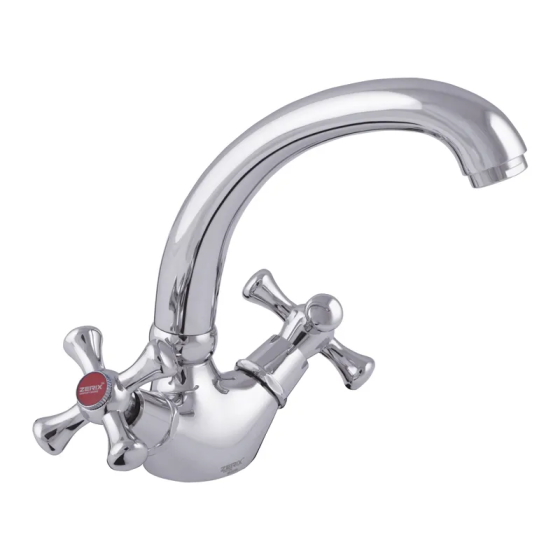 Змішувач для умивальника Zerix TLC 827 двуручний Харків