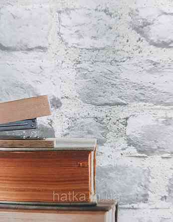 Обои виниловые на флизелине AS creation The Bos 0.53х10 под кирпич структурные белые серые Киев