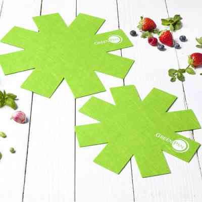 Захист для зберігання сковорідок GreenPan 2 шт, 27 + 34 см, салатовий (CC000749-001) Вінниця