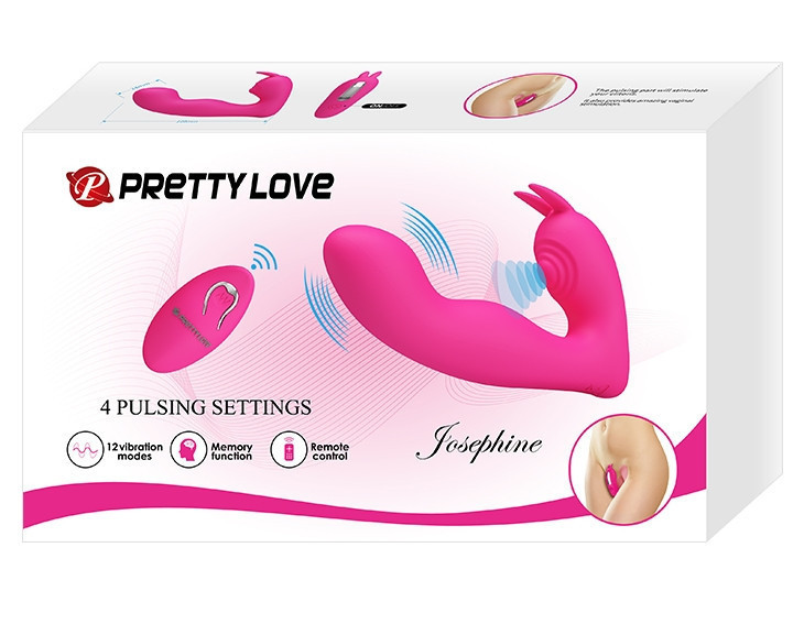 Мультифункциональный вибростимулятор на пульте управления Pretty Love Josephine Magenta, BI-014843W-1 Sex Aura Киев - изображение 9