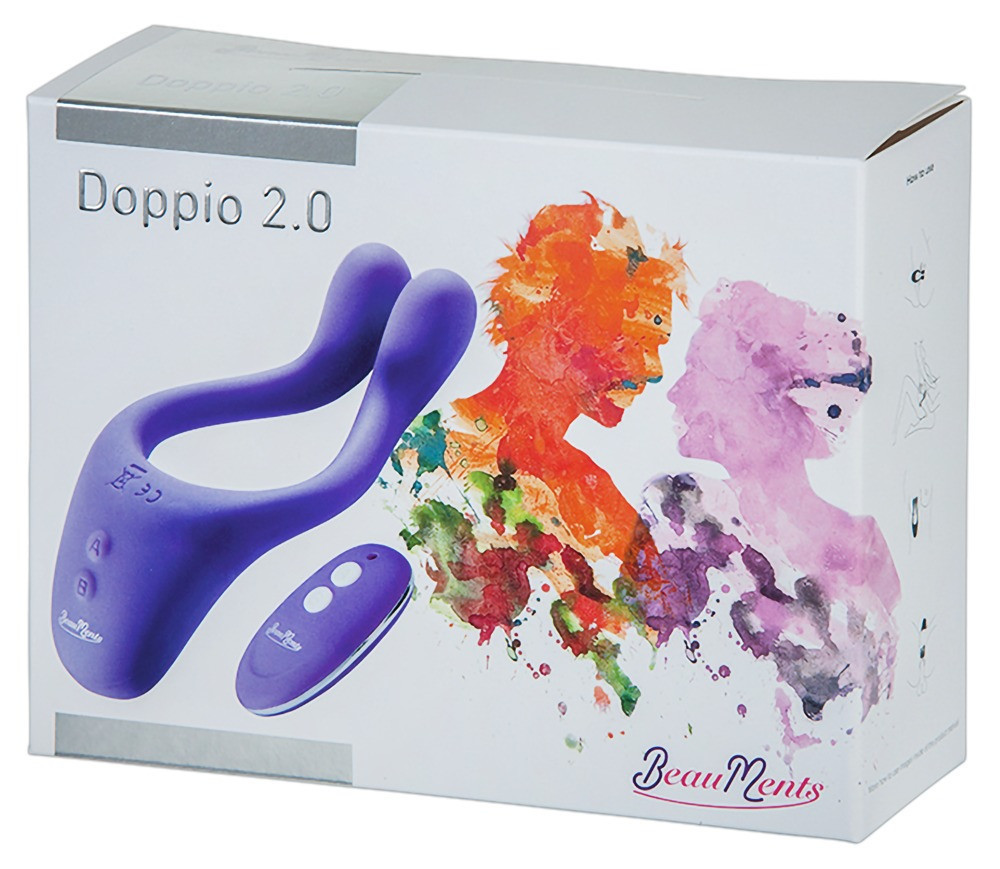Вибратор для пара Doppio 2.0 (фиолет.) Sex Aura Киев - изображение 1