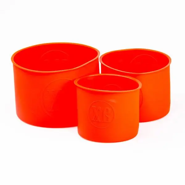 TS Kitchen Набір форм для випічки паски силіконові 3 шт 1.7 л, 1 л, 0.6 л форми для паски Черво Коломыя - изображение 1