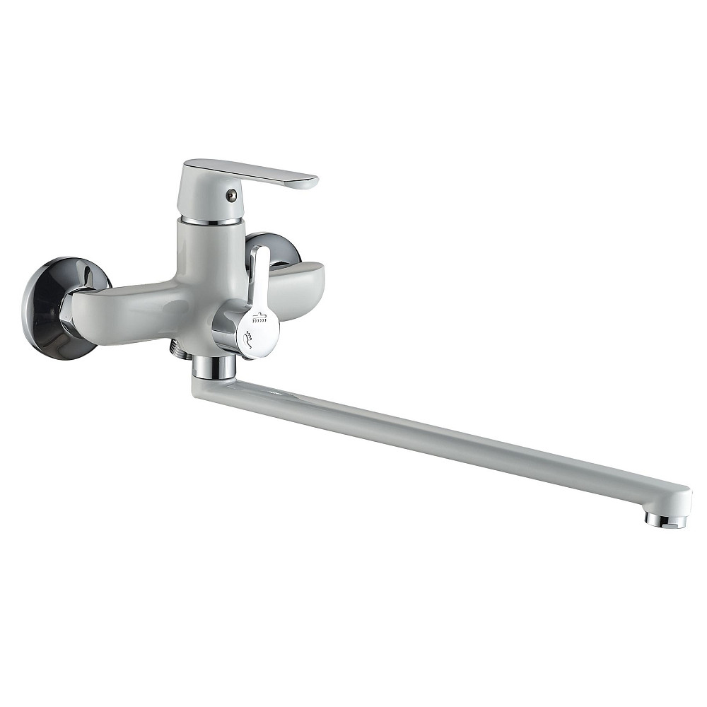 Змішувач для ванної Globus Lux Laguna GLA-0208-7-WHITE EURO Тернополь - изображение 2