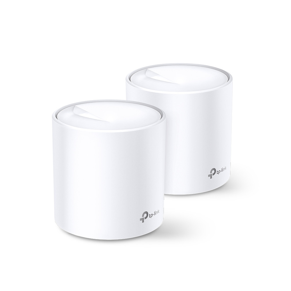 Домашня Mesh Wi-Fi система TP-LINK DECO X60 2PK AX3000 1xGE LAN 1xGE WAN MU-MIMO OFDMA (DECO-X60-2-PACK) Київ - фото 1