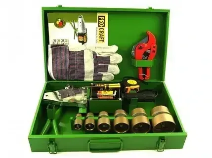 Паяльник для пластикових труб Procraft, Паяльник для труб 1500 Вт Насадки 20, 25, 32, 40, 50, 63 мм Львів - фото 8