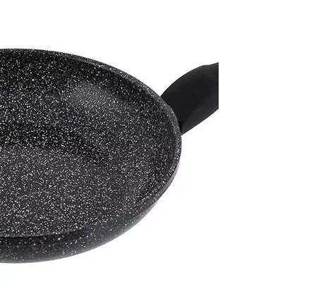 Сковорода UNIQUE UN-5143 20 см с крышкой/гранит темный Одесса - изображение 7