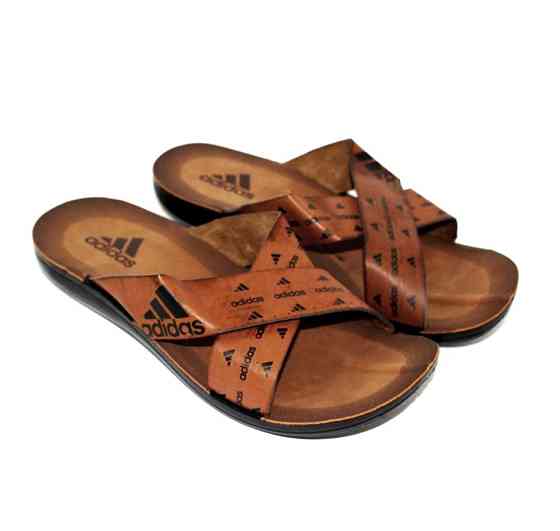 Чоловічі Шльопанці капці Adidas Сланці Руді Адідас ( розміри: 40,41,42,43,44,45) Дніпро