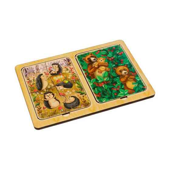 Деревянный пазл-вкладыш 