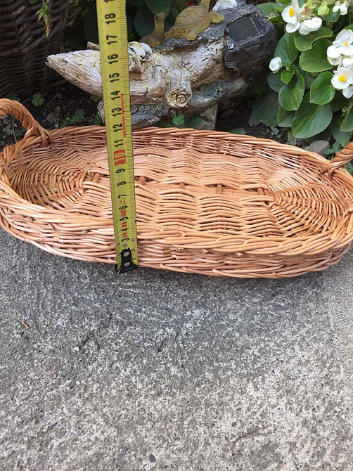 Піднос плетений овальний з лози Київ - фото 7