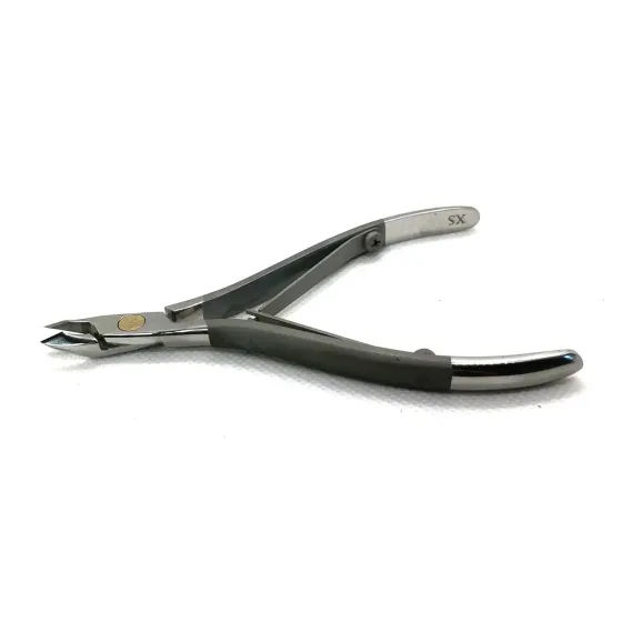 OLTON профессиональные кусачки для кутикулы XS с матовыми ручками (накожницы), длина режущей части 5 мм. Киев