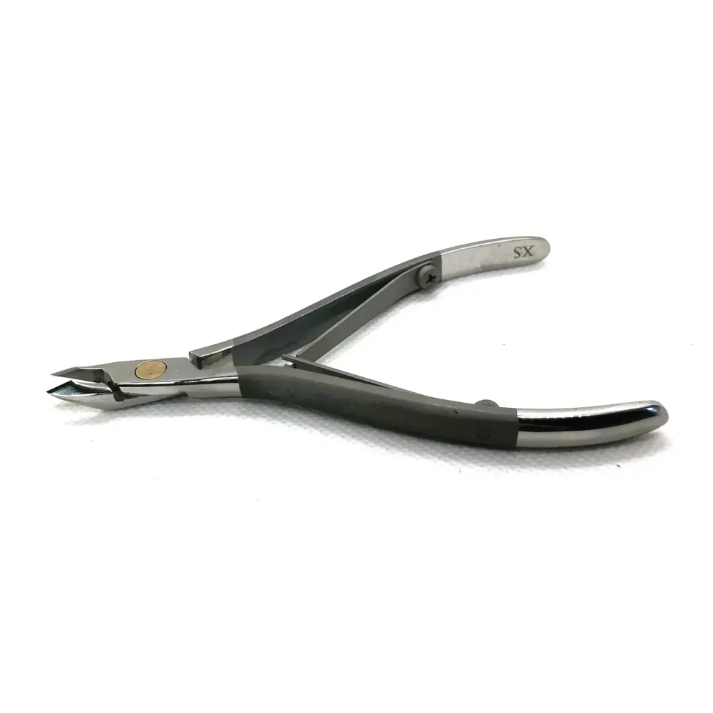 OLTON профессиональные кусачки для кутикулы XS с матовыми ручками (накожницы), длина режущей части 5 мм. Киев - изображение 2