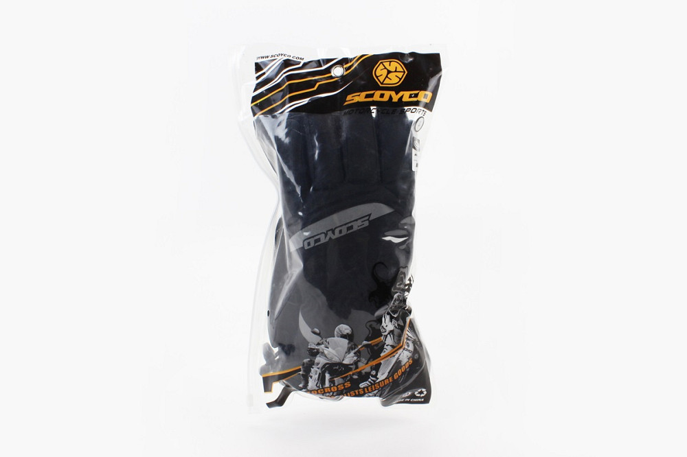 Перчатки мотоциклетні, теплі XL-Чорно-Сірі Киев - изображение 2