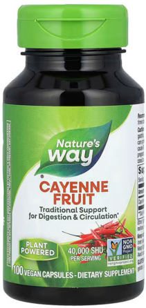 Кайєнський перець 40000 SHU Nature's Way Cayenne 100 капс Київ