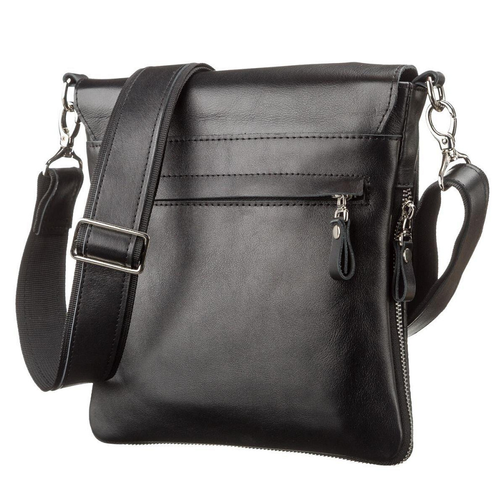 Сумка SHVIGEL 11124 из натуральной кожи Черная Киев - изображение 6