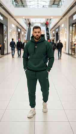 Теплый мужской костюм с капюшоном Одесса