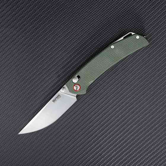 Нож складной SRM Asika 411L-MG, зеленый Киев