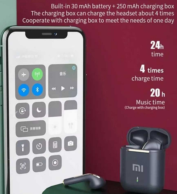 Навушники Xiaomi чорні, білі-нові. Київ - фото 4