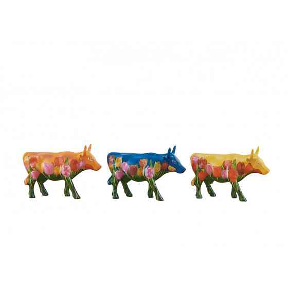 Набір колекційних статуеток Cow Parade Art Pack tulips, 10 х 6 см Рівне