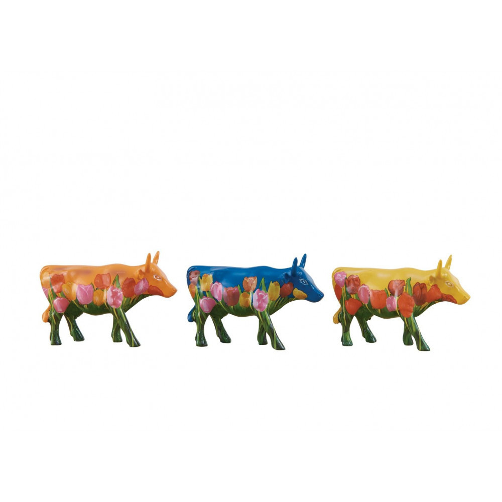 Набір колекційних статуеток Cow Parade Art Pack tulips, 10 х 6 см Рівне - фото 2