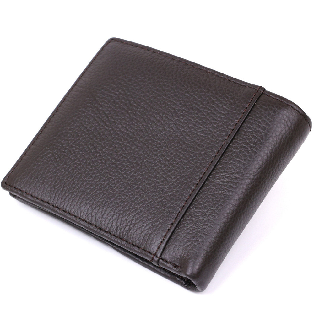 Кожаний чоловічий гаманець Коричневий (Vintage) Київ - фото 6