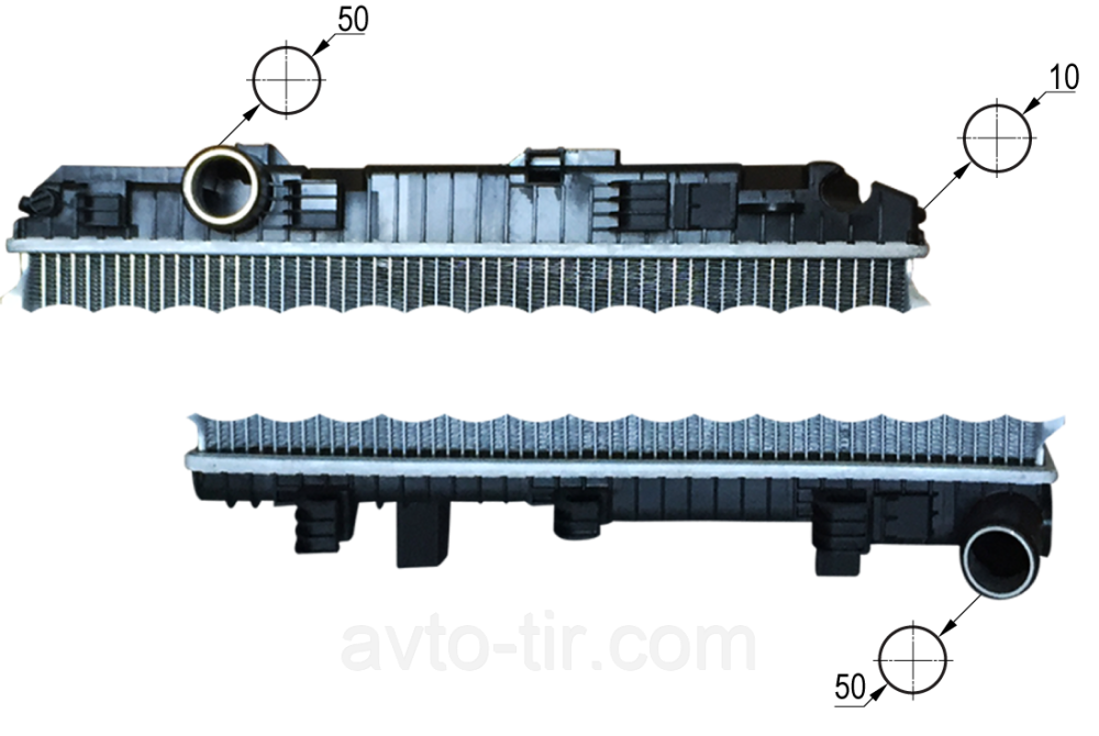 Радіатор без рами Mercedes Atego / Atego2 9705000403 9705000503 Луцьк - фото 2