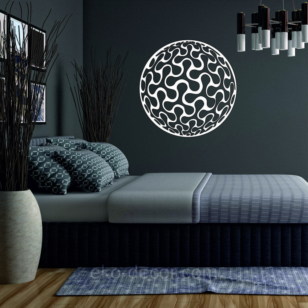 Декоративное настенное Панно «Шар» Декор на стену Білий, 90*90 см Киев - изображение 1
