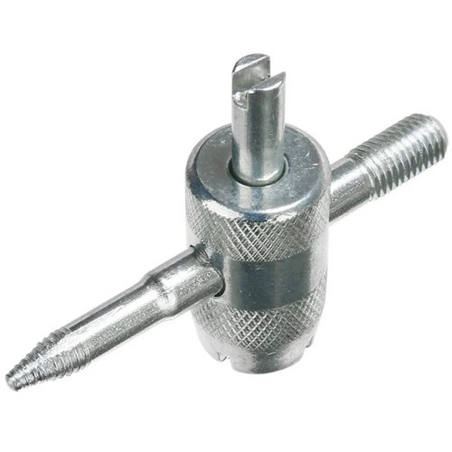 Ключ для ремонта клапанов шин ниппелей авто 4в1, нарезчик резьбы, металл Винница - изображение 3