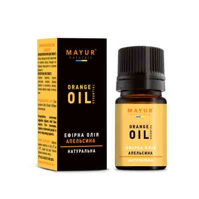 Эфирное масло Mayur Апельсина 5 мл (4820189561439) Винница