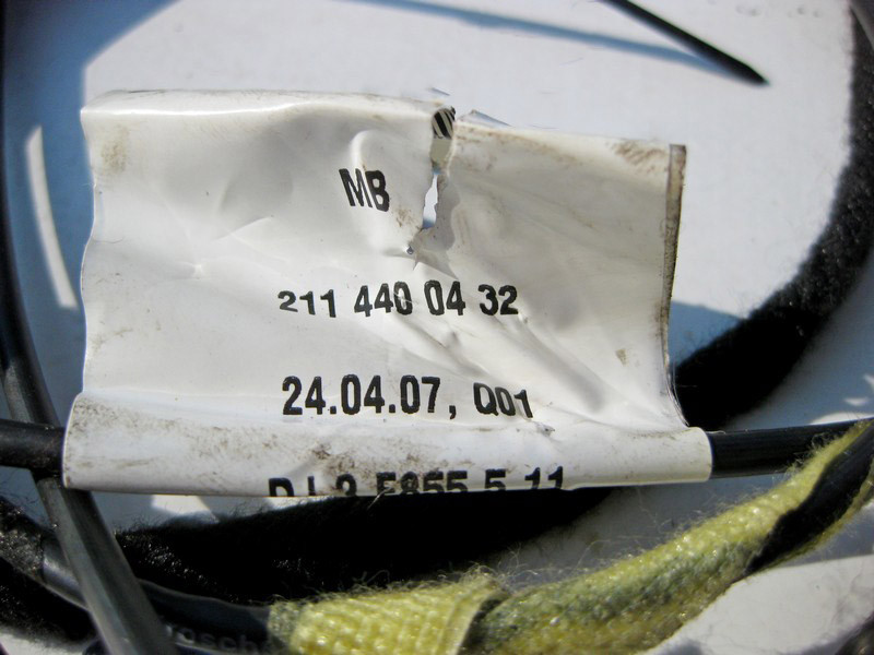 Mercedes-Benz  A2114400432 Джгут електропроводки від антени на даху до антеного підсилювача E-Class W211 CLS C219 Одесса - изображение 3