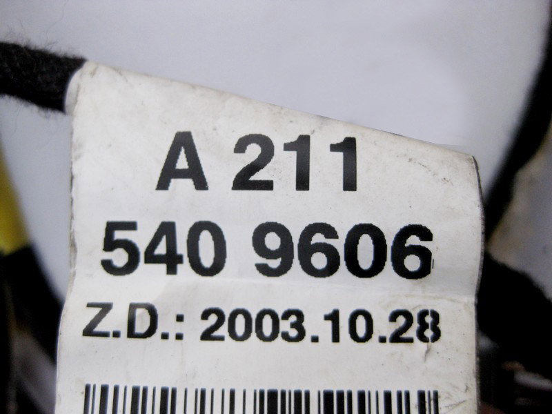 Mercedes-Benz  A2115409606 Електропровід мікрофона гучного зв'язку на стелі E-Class W211 CLS C219 Одеса - фото 3