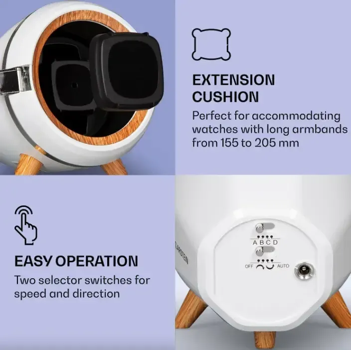 Уценка! Ротомат ротатор шкатулка для подзавода и хранения часов Klarstein Sindelfingen из Германии Днепр - изображение 3