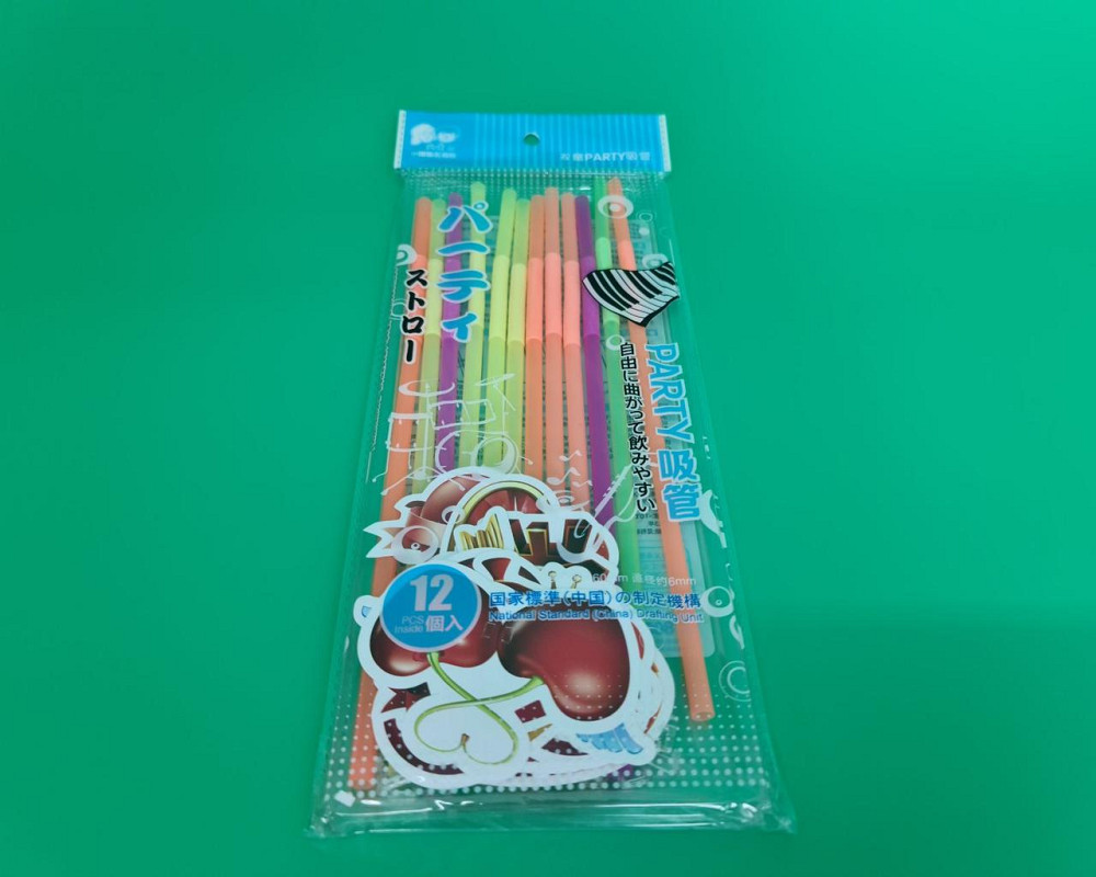 Соломка-трубочка "Любов" d6-260мм люминесц (12)*500 (1 шт) Харків - фото 4