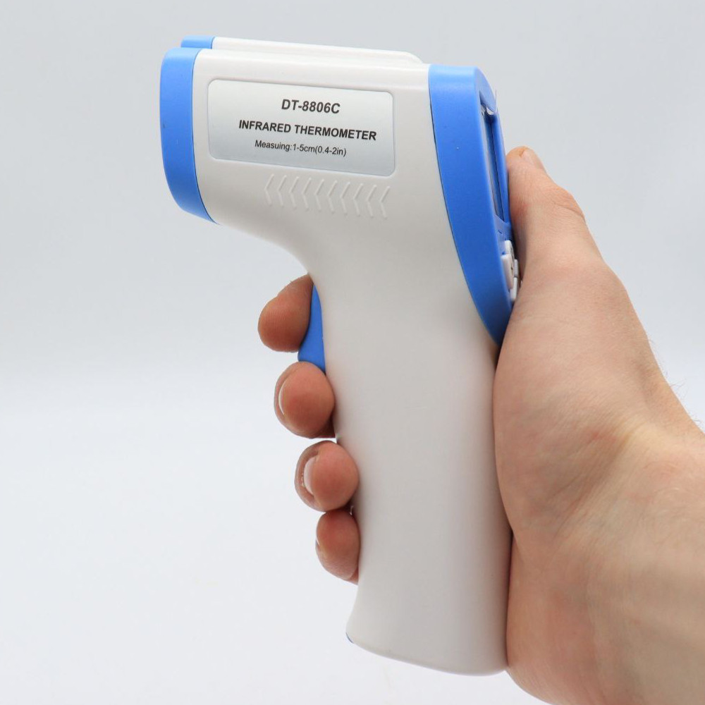 Безконтактний термометр + Подарунок Пульсоксиметр на палець SP2 / Електронний градусник для вимірювання температури Київ - фото 6