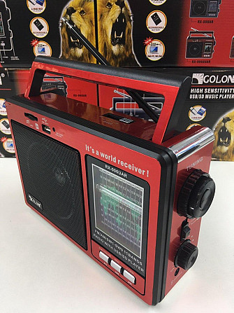 Радіоприймач GOLON-RX 006/ 0816 USB+SD (16 шт) Київ - фото 7