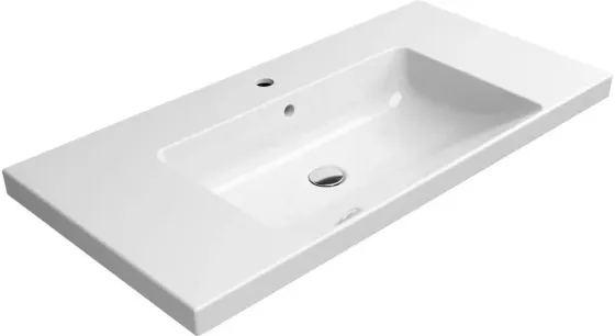 Раковина  Gsi Norm Ceramiczna 100X18X50cm Biały (8633111) Киев