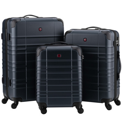 Набір валіз Wenger Amplar 3 в 1 (S,M,L) пластик, 4 колеса, синій (653150) Вінниця - фото 2