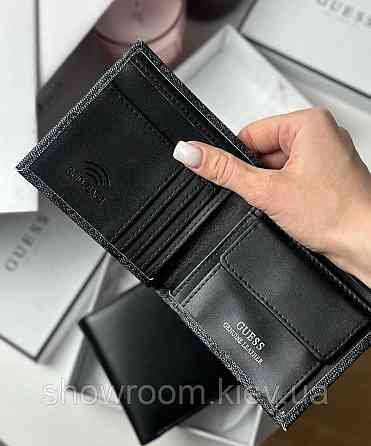 Мужской серый кошелек Guess (6010) Киев
