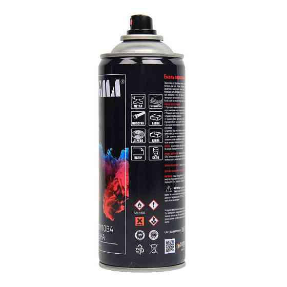 Эмаль аэрозольная акриловая 400мл RAL 3009 оксидно-красный глянец SIGMA (2736921) Киев